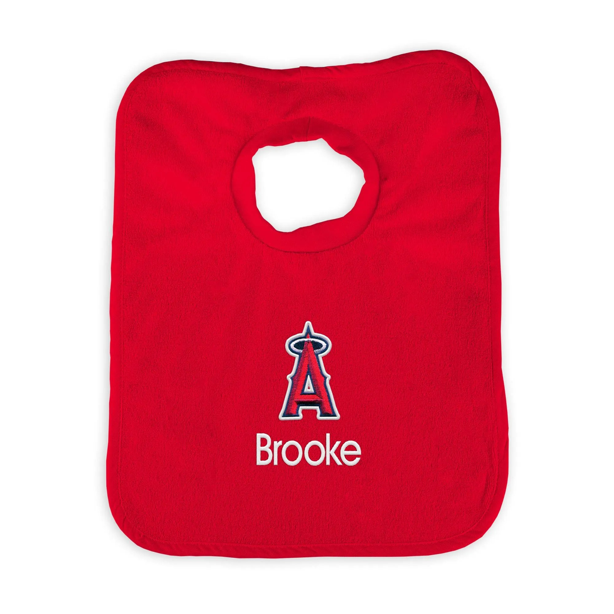 Personalized LA Angels Pullover Bib