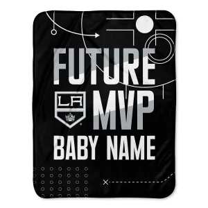 Personalized Los Angeles Kings MVP Baby Pixel Fleece Blanket