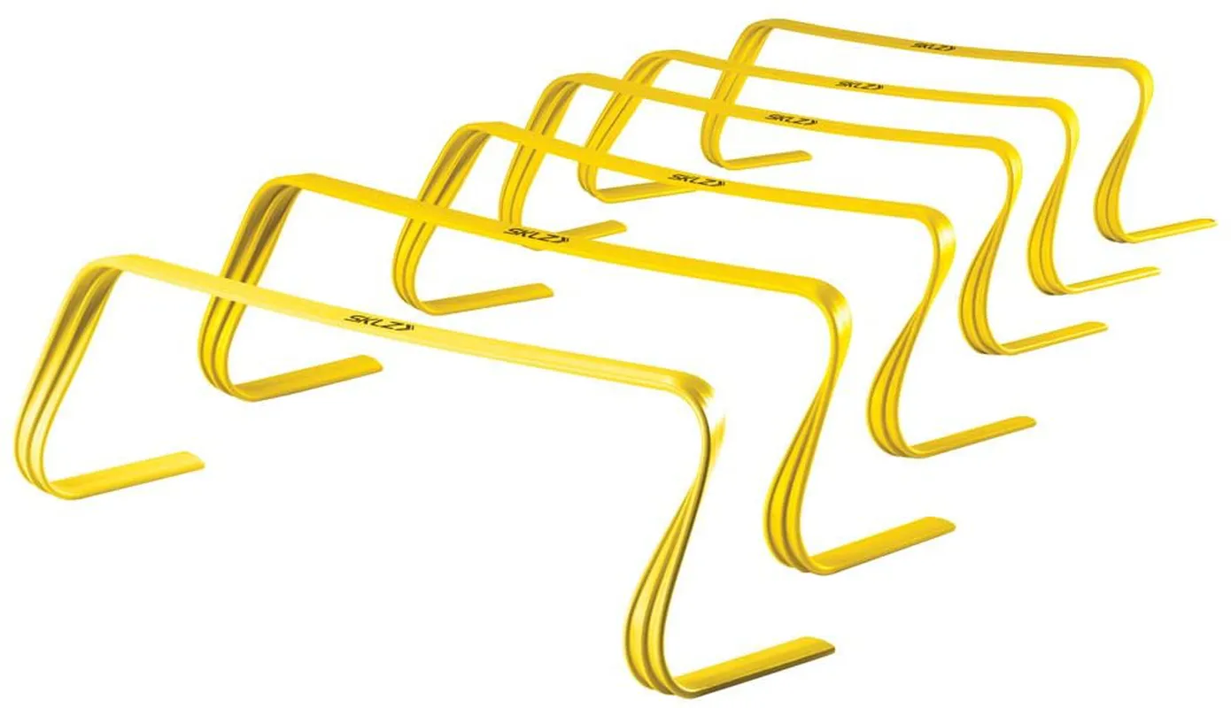 SKLZ 6-Inch Ultra Durable Agility Hurdles, Set of 6