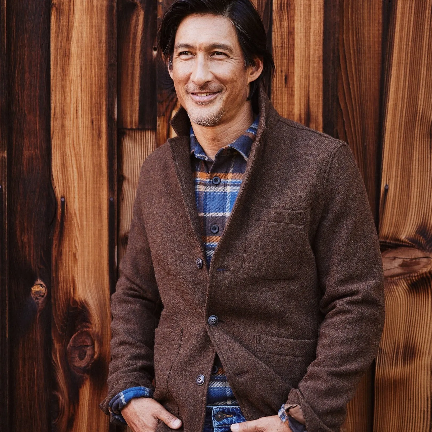 Swire Wool Blazer - Chestnut