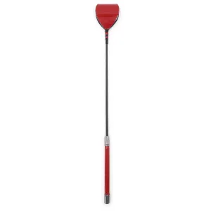 Wide Tip Red Riding Crop