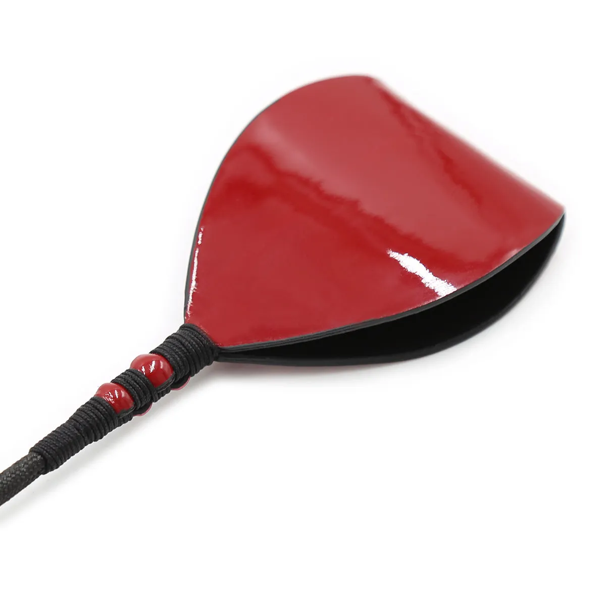 Wide Tip Red Riding Crop