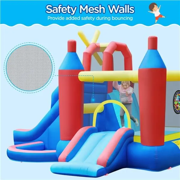 Yaheetech 7-in-1 Bouncy Castle Combo