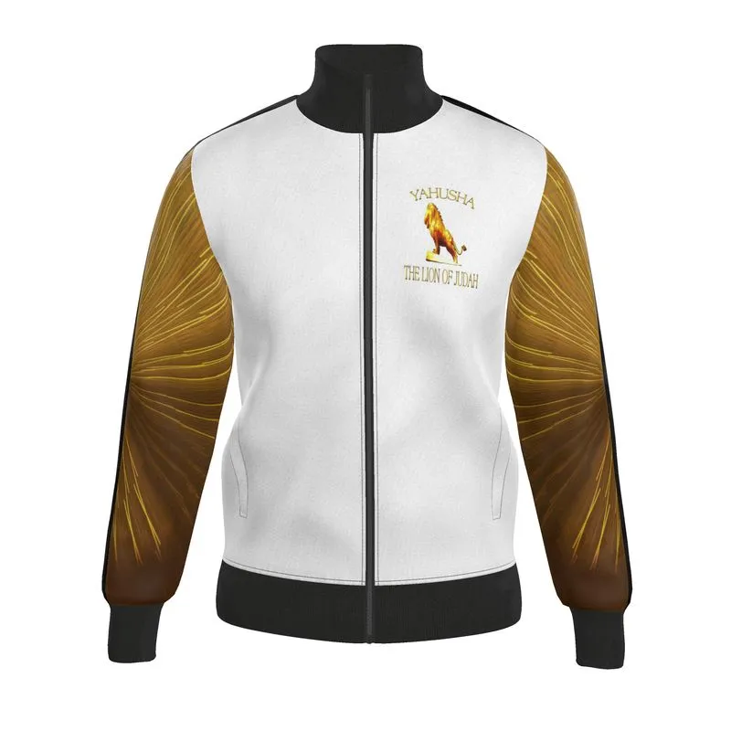 Yahusha-The Lion of Judah 01 Voltage Men's Designer Track Jacket