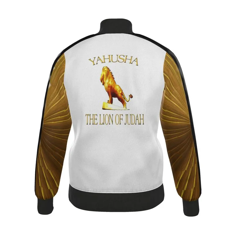 Yahusha-The Lion of Judah 01 Voltage Men's Designer Track Jacket